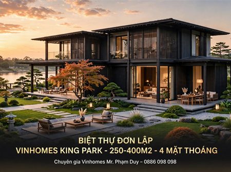 Biệt thự đơn lập Vinhomes King Park