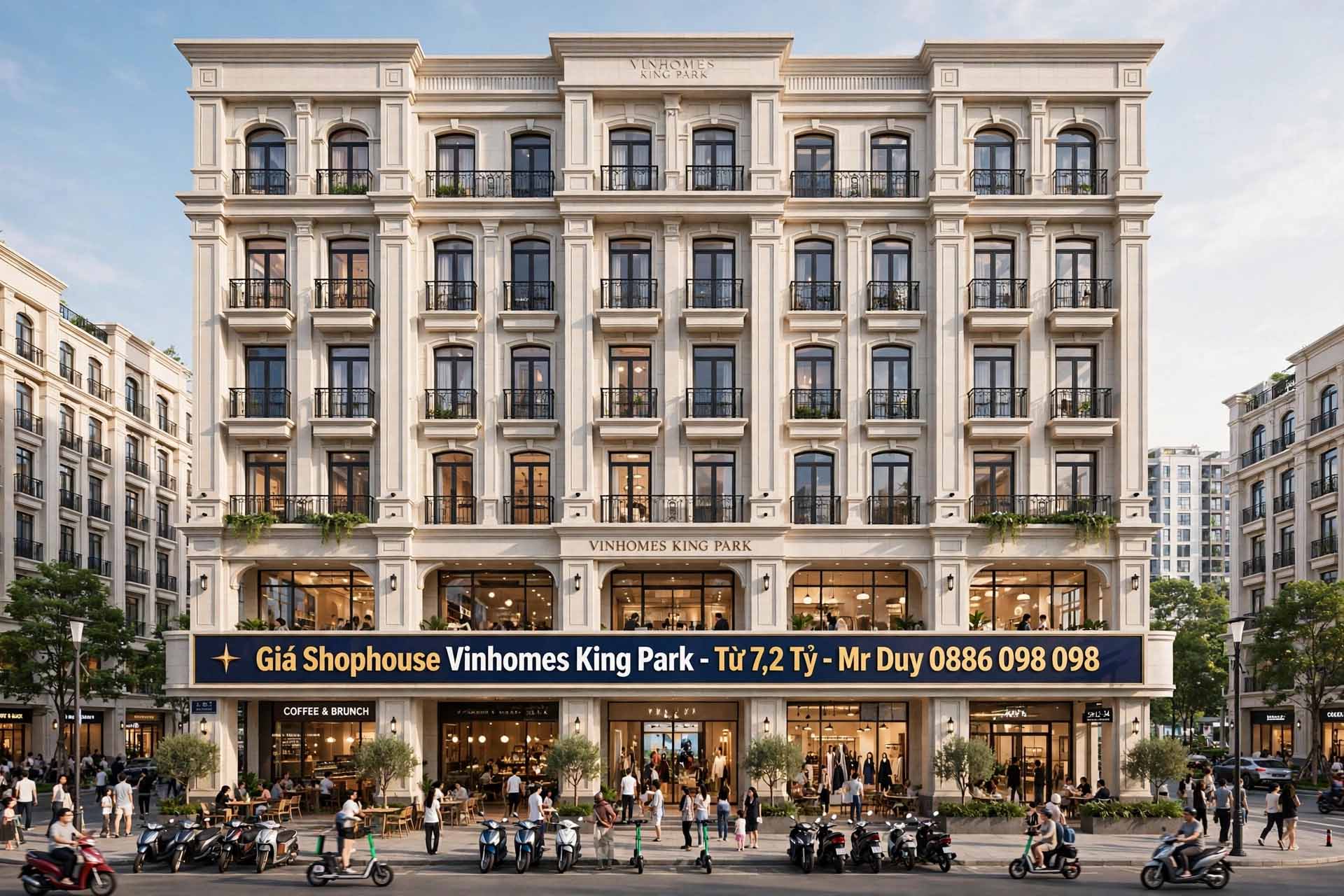 Giá shophouse Vinhomes King Park 2026