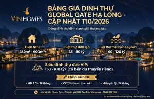 Bảng giá dinh thự global gate hạ long