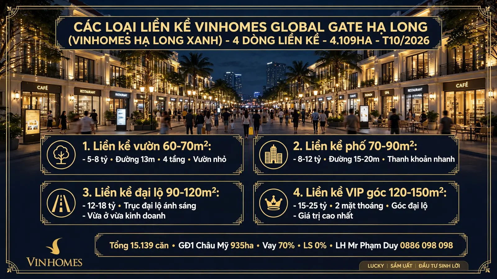 Biệt thự đơn lập Vinhomes Global Gate Hạ Long (Vinhomes Hạ Long Xanh)