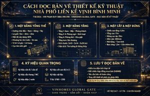 Cách Đọc Bản Vẽ Thiết Kế Kỹ Thuật Nhà Phố Liền Kề Vịnh Bình Minh