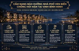 Cẩm Nang Bảo Dưỡng Nhà Phố Ven Biển Chống Hơi Mặn Tại Vịnh Bình Minh