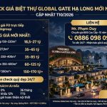Check giá biệt thự global gate hạ long mới nhất