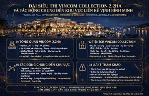 Đại Siêu Thị Vincom Collection 2,2ha Thúc Đẩy Thanh Khoản Liền Kề Ra Sao?