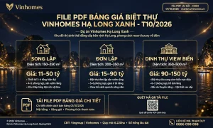 File pdf bảng giá biệt thự vinhomes hạ long xanh