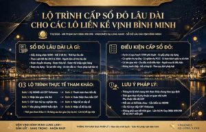 Lộ Trình Cấp Sổ Đỏ Lâu Dài Cho Các Lô Liền Kề Vịnh Bình Minh