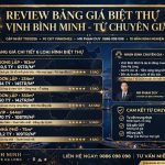 Review bảng giá biệt thự Vịnh Bình Minh từ chuyên gia bất động sản