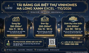 tải bảng giá biệt thự vinhomes hạ long xanh