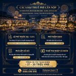 Các Loại Thuế Phí Cần Nộp Khi Nhận Sổ Đỏ Liền Kề Vịnh Bình Minh