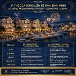 Vị Thế Của Dòng Liền Kề Vịnh Bình Minh So Với Dự Án Sun Grand City Feria